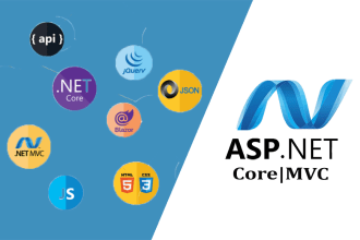 develop asp dot net mvc core project with javascript
