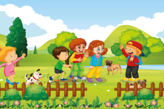 make awesome children storybook illustrations