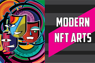 create modern nft arts
