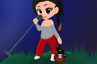 drawing you as a chibi character