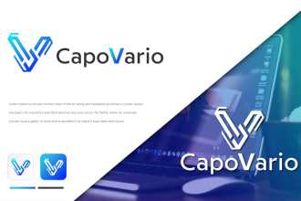 do modern high tech logo for startup business