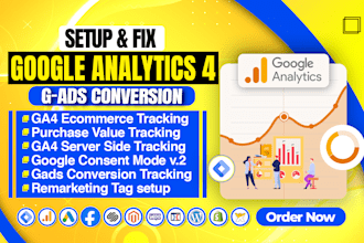 setup google analytics 4 ga4 ecommerce tracking with GTM