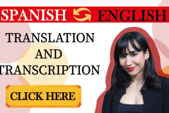 translate or transcribe in english and spanish