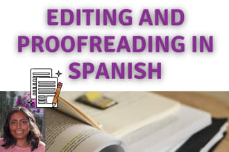 do editing and proofreading in spanish