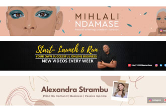 design a catchy youtube cover art