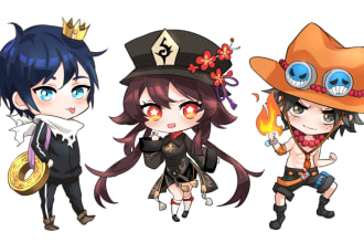 draw a cute chibi character