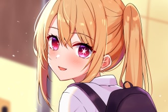 draw vtuber character, anime and game fanart, oc