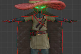 design, model, bake or texture a 3d model