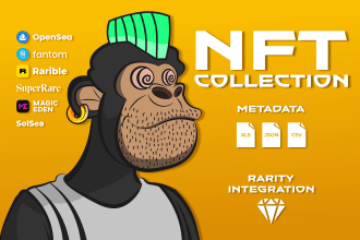 create generative nft collection 1k,10k,100k for opensea