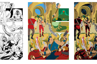 flatten your comic page