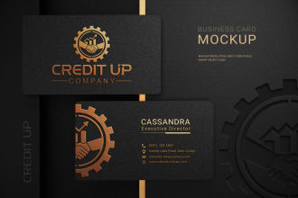 design modern minimalist credit repair logo