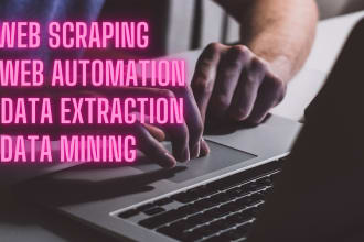scrape any website and provide quality work, using selenium and beautifulsoup