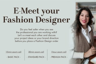 e meet you to discuss your fashion project or brand