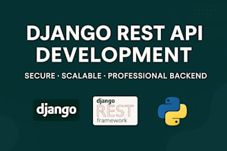 build your django rest API