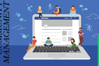 be your community and social media manager