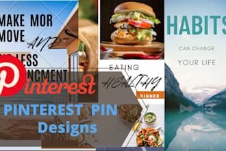 create eye catching pinterest post designs