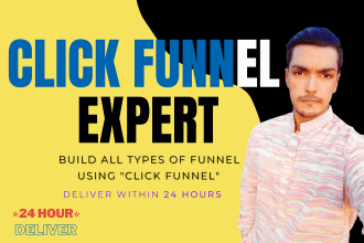 build clickfunnel, lead magnet, membership, product launch, webinar funnel