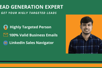 do lead generation for your cold email marketing