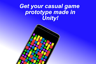 prototype a casual game in unity