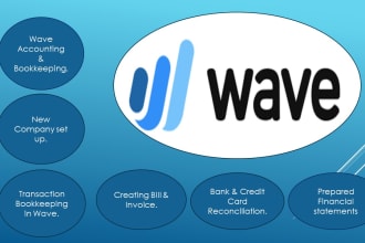 do bookkeeping in wave accounting software