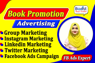 promote your book according your targeted audience through book promotion work