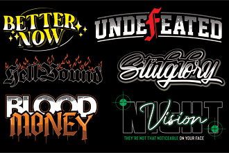 make some cool logo design for your streetwear brand