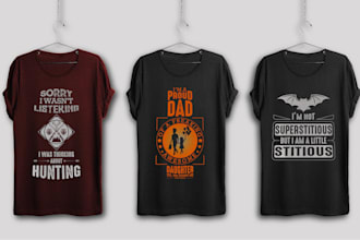 do custom trendy typographic t shirt design or vintage and bulk t shirt design