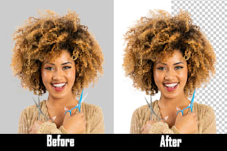 do 10 photo hair masking, photoshop layer mask and objects mask PSD files