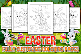 give you 130 easter coloring pages for your kdp business