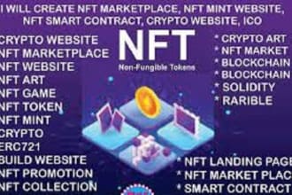 design and develop stunning nft minting website mint engine, nft marketplace