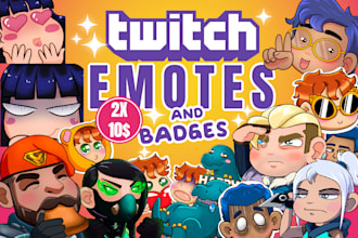 draw your twitch emotes and subbadges