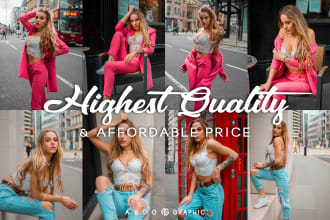 do 15 photos and portrait editing in adobe lightroom and photoshop