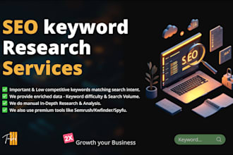 do SEO keyword research and competitor analysis