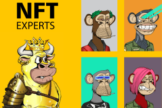 create unique nft character design and nft collection