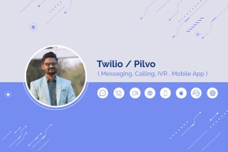 skillfully integrate twilio API for call and SMS