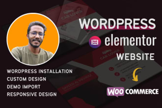 design, redesign, clone wordpress elementor website and blog