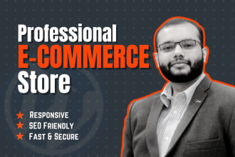create, design ecommerce website, shopify, woocommerce website, store