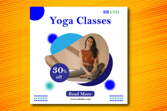 design social media post static web banner