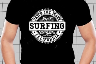do custom t shirt design and vintage t shirt design