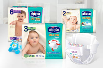 create a baby diapers packaging design