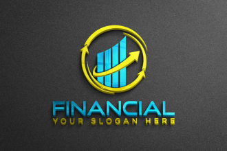 design credit repair financial accounting tax business consulting logo
