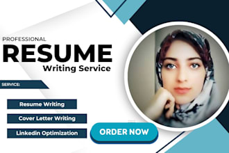 write professional ats resume, CV, cover letter and linkedin
