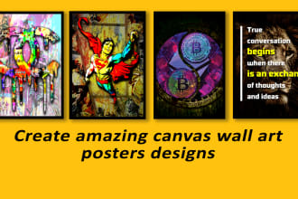 create amazing canvas wall art designs