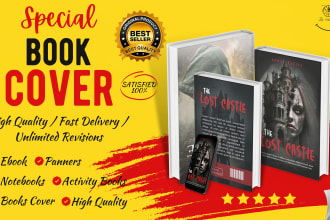 design a paperback KDP book cover or ebook cover
