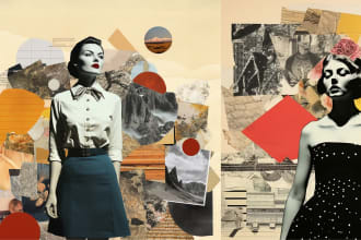 create a creative collage of art using adobe photoshop
