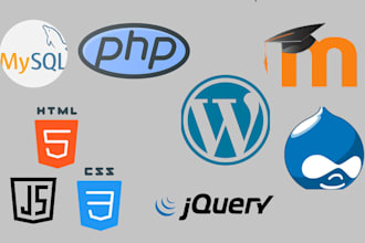 develop or fix PHP cms websites