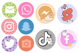 create instagram story highlight cover icon design