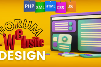 design forum website using wordpress
