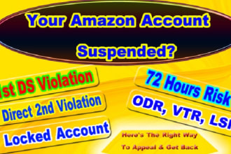 reinstate your amazon suspended account