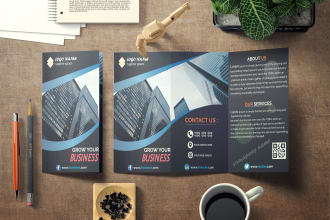 create trifold,bifold,brochure design,leaflet, flyer design